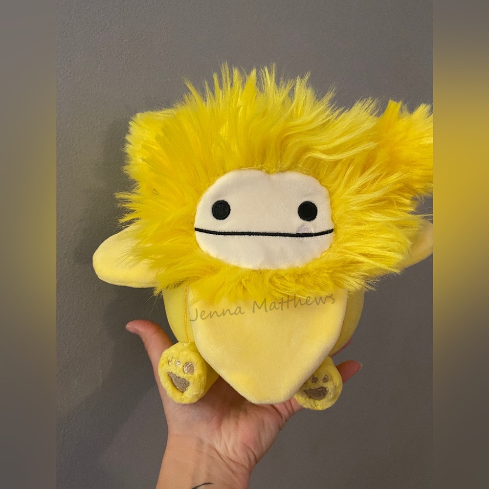 Custom Benny the bigfoot and junie the banana squishmallow